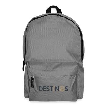 Earth-inspired Food Map Illustration - Backpack - elephant grey - Front