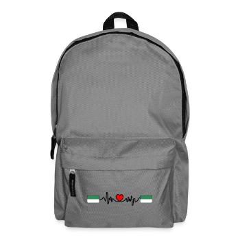 Vlieland Pulse Logo – Island Style - Backpack - elephant grey - Front