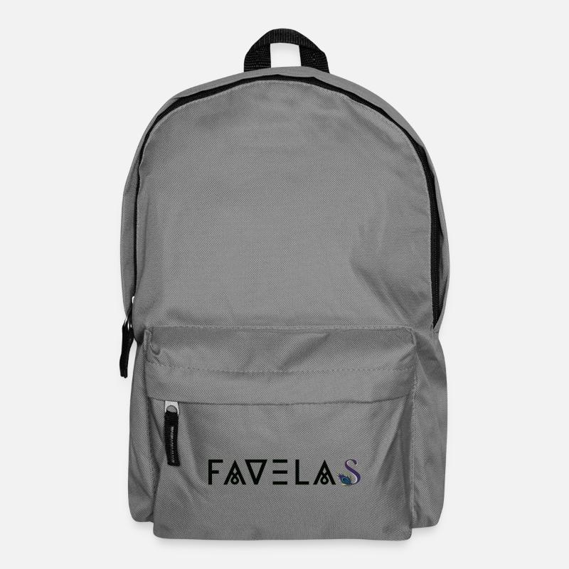FAVELAS | Latino Style Print - Rucksack - Mittelgrau