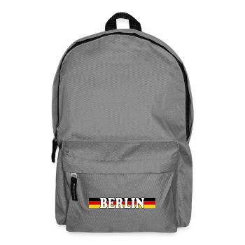 Berlin German Flag Headband - Backpack - elephant grey - Front