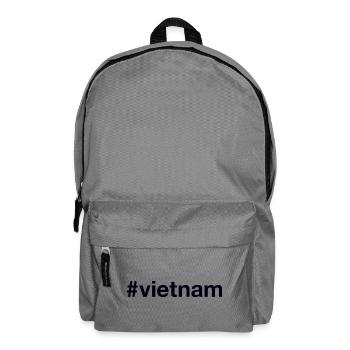 Vietnam Hashtag - Backpack - elephant grey - Front