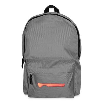 Farbe Tusche Streifen - Rucksack - Mittelgrau - Vorne