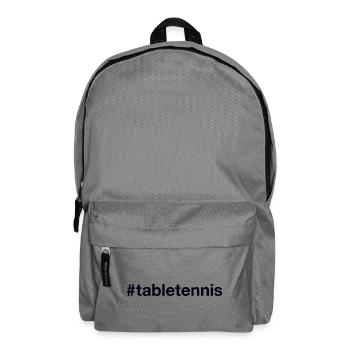Table Tennis Tischtennis Hashtag - Rucksack - Mittelgrau - Vorne