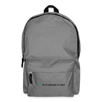 I'M NOT A ROBOT! (IT) - Backpack - elephant grey - Front