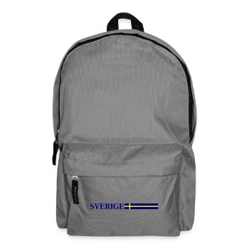 Schweden Flagge Sverige - Rucksack - Mittelgrau - Vorne