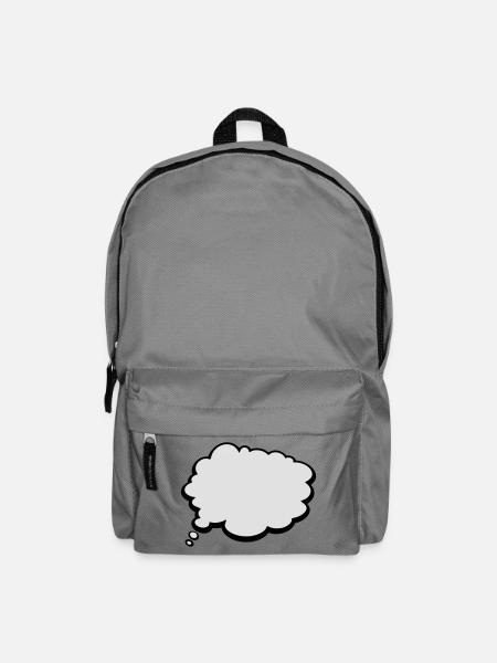 2541614 15422398 denkblase - Rucksack - Mittelgrau