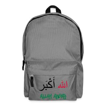 Allah Akbar - Sac à dos - gris éléphant - Devant