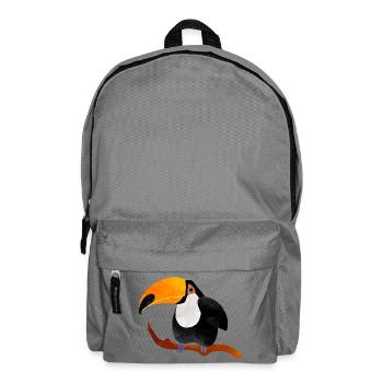 toucan - Backpack - elephant grey - Front