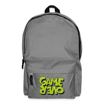 Game Over Retro-Pixel-Design - Rucksack - Mittelgrau - Vorne