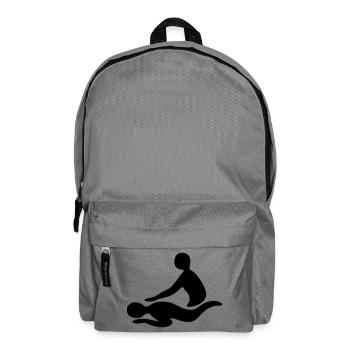 Massage - Rucksack - Mittelgrau - Vorne