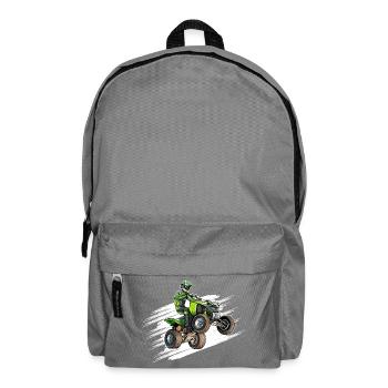 Motorrad, Quad - Rucksack - Mittelgrau - Vorne