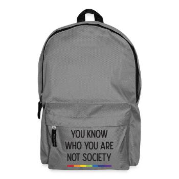 Live With Pride - Backpack - elephant grey - Front