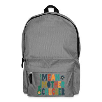 Mean Mother Chucker on Guitar colorful - Backpack - elephant grey - Front