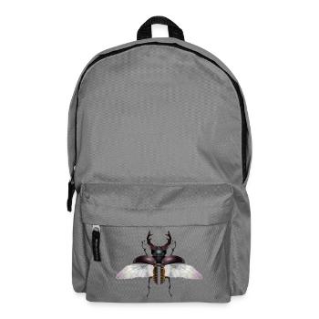 magnificent male stag with wings - Backpack - elephant grey - Front