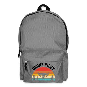 Drohnen-Pilot - Rucksack - Mittelgrau - Vorne