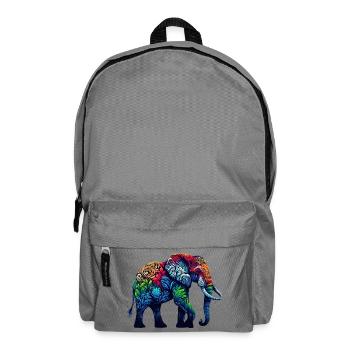 Elefant - Rucksack - Mittelgrau - Vorne