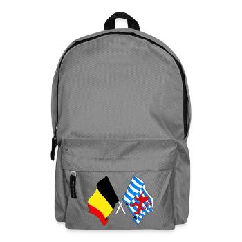 Flag of Belgium, Luxembourg - Backpack - elephant grey - Front