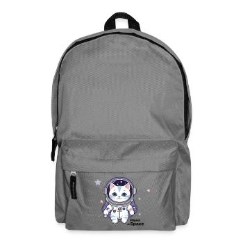Astronaut Cat Space Cat Design - Sac à dos - gris éléphant - Devant
