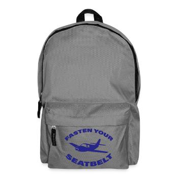 FASTEN YOUR SEATBELT - Rucksack - Mittelgrau - Vorne