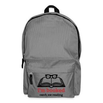 I’m Booked – Catch Me Reading - Rucksack - Mittelgrau - Vorne
