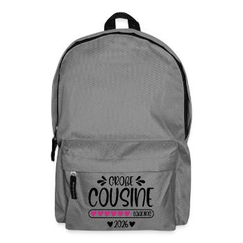 Große Cousine 2026 - Rucksack - Mittelgrau - Vorne