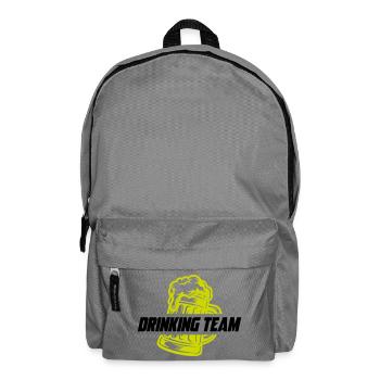 Boire de la bière d’équipe - Sac à dos - gris éléphant - Devant
