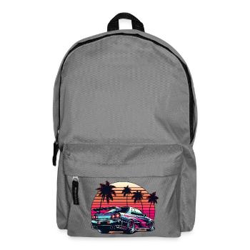 JDM Auto Japanisches Retro-Autorennen Drift-Legende - Rucksack - Mittelgrau - Vorne