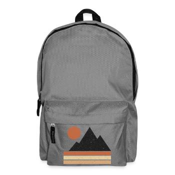 Aventure alpine – Montagnes rétro Randonnée Randonnée Nature - Sac à dos - gris éléphant - Devant