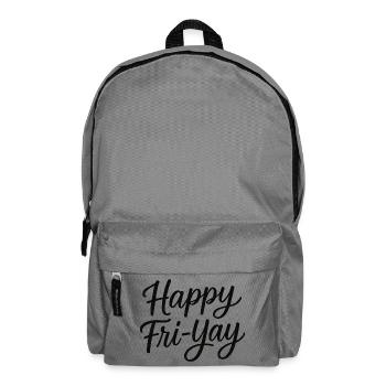 Schönen Freitag, Juhuu, Freitag, Liebhaber, Friyay - Rucksack - Mittelgrau - Vorne