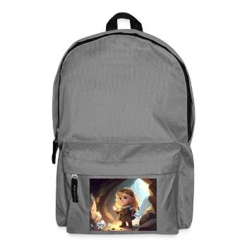 Crystal Princess in the Cave City - Backpack - elephant grey - Front