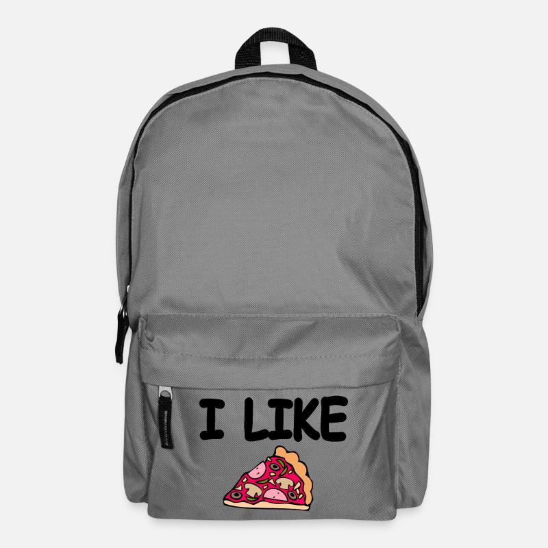 Pizza - Rucksack - Mittelgrau