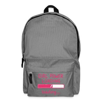 Girl Power Loading Bar - Rucksack - Mittelgrau - Vorne