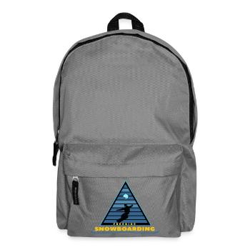 Freeride-Snowboarding - Rucksack - Mittelgrau - Vorne