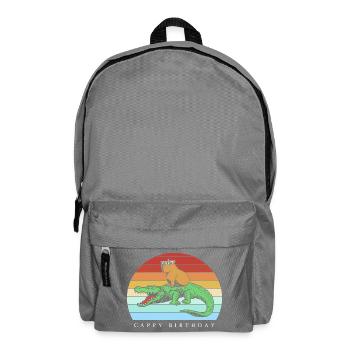 Happy Birthday Capybara Happy birthday - Backpack - elephant grey - Front
