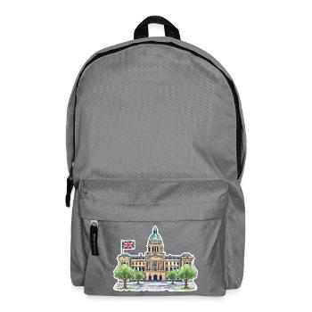Birmingham Skyline Council House Victoria Sq Art - Rucksack - Mittelgrau - Vorne