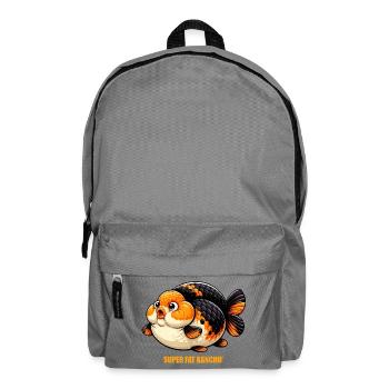 SUPER FAT RANCHU© High Quality Ranchu Goldfish - Backpack - elephant grey - Front
