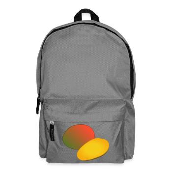 Tropischer Mango-Duo-Farbverlauf - Rucksack - Mittelgrau - Vorne