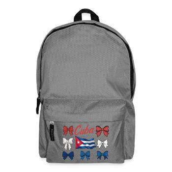Kuba Stolz & Heimat - Cuba Flagge Design - Rucksack - Mittelgrau - Vorne