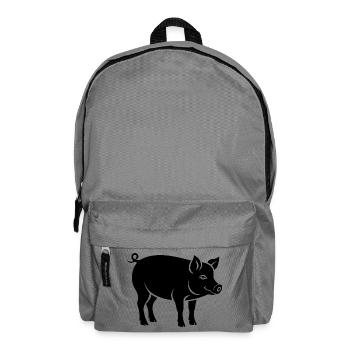 cochon - Sac à dos - gris éléphant - Devant