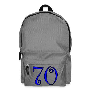 70. 70 YEARS. 70th ANNIVERSARY. 70 YEARS ANNIVERSARY. - Backpack - elephant grey - Front