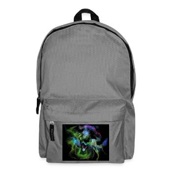 Kosmische Rauchnebelkugel - Rucksack - Mittelgrau - Vorne