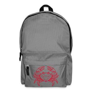 Cancer – Protection & Strength - Backpack - elephant grey - Front