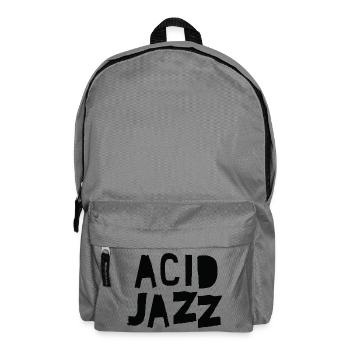 Acid Jazz Bold Brush Text - Backpack - elephant grey - Front