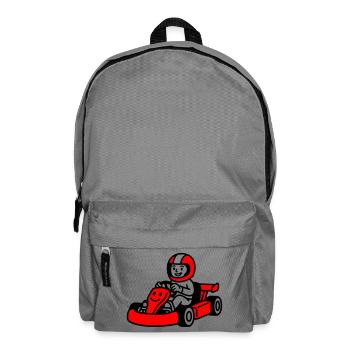Go Kart Kids - Sac à dos - gris éléphant - Devant