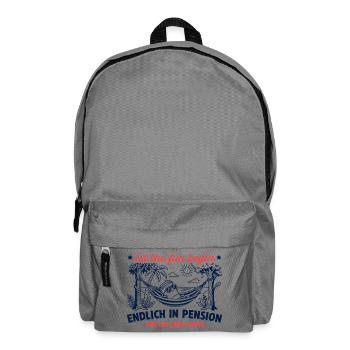 Enfin dans Pension Retro Coffee - Sac à dos - gris éléphant - Devant