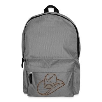 Cowboy hat - Backpack - elephant grey - Front