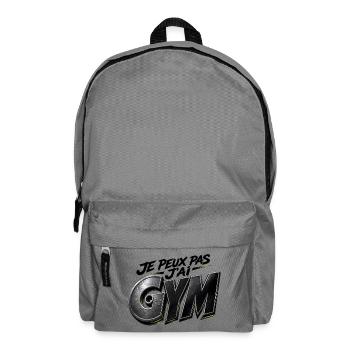 JE PEUX PAS J’AI GYM - Sac à dos - gris éléphant - Devant