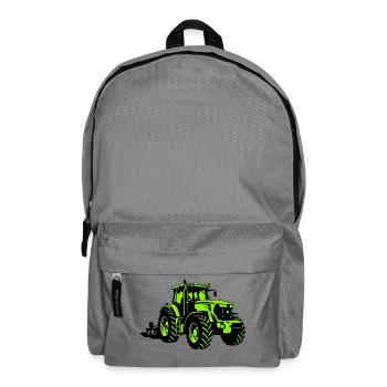 Traktor – Bauer - Rucksack - Mittelgrau - Vorne