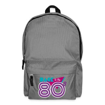 back to the 80s - Sac à dos - gris éléphant - Devant