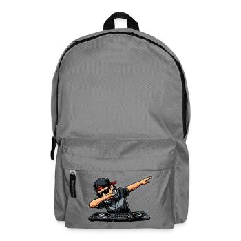 Dabbing DJ - Rucksack - Mittelgrau - Vorne